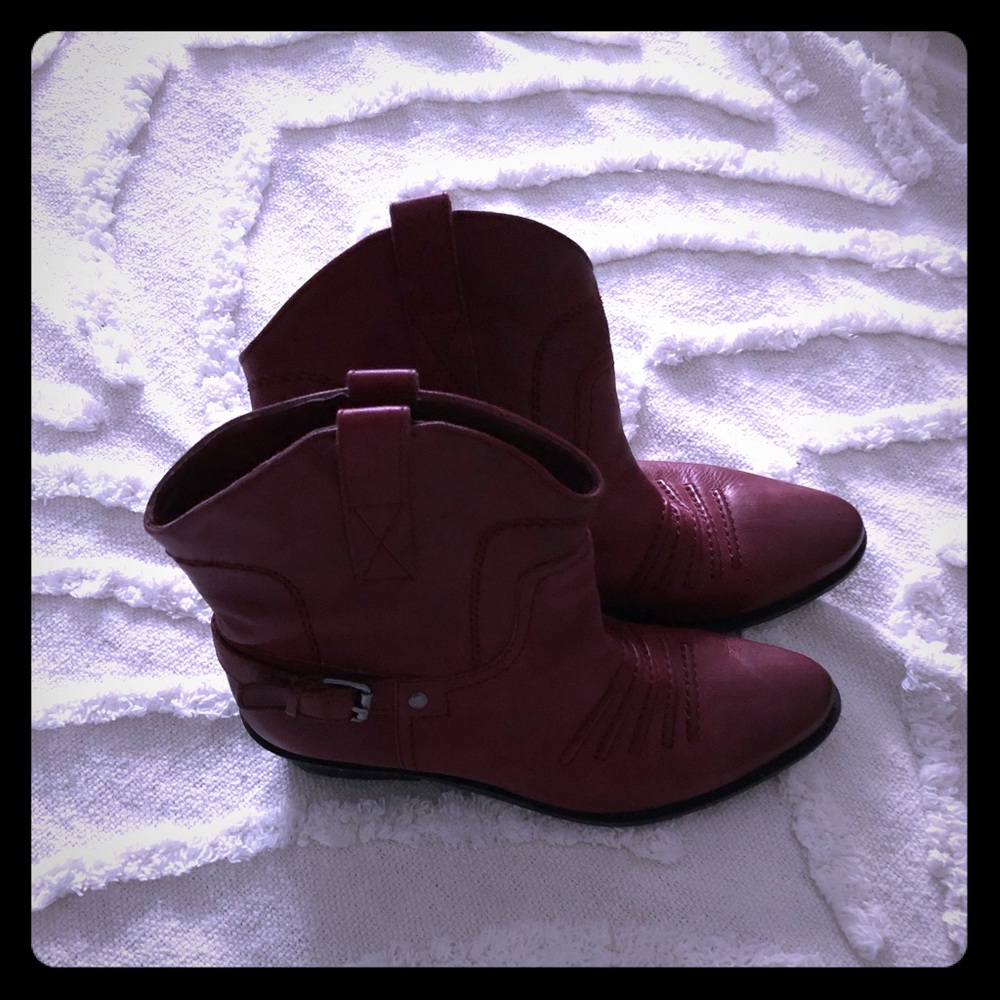 Franco Sarto Cowboy Booties